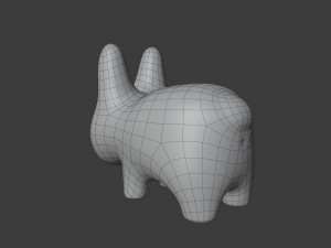 labbit figure 3D मॉडल