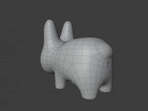 figurka labbita Model 3D