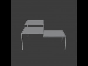 7400 mm table Modelo 3D