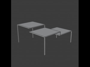 7400 mm table Modelo 3D
