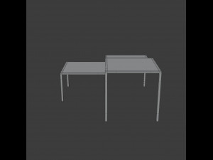 7400 mm table Modelo 3D