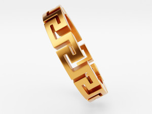 greca ring Modelo 3D