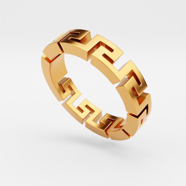 greca ring 3D Model in Jewellery 3DExport