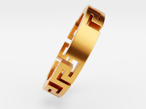 greca ring Modelo 3D
