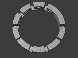 greca ring Modelo 3D