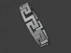 anel grego Modelo 3D