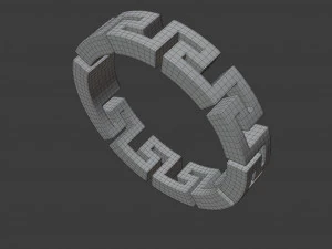 anel grego Modelo 3D