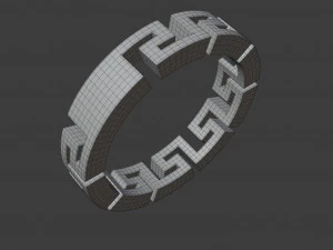 anel grego Modelo 3D