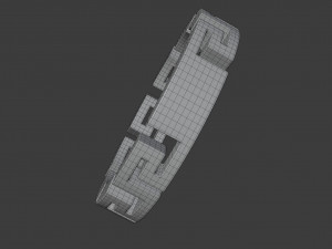 greca ring Modelo 3D