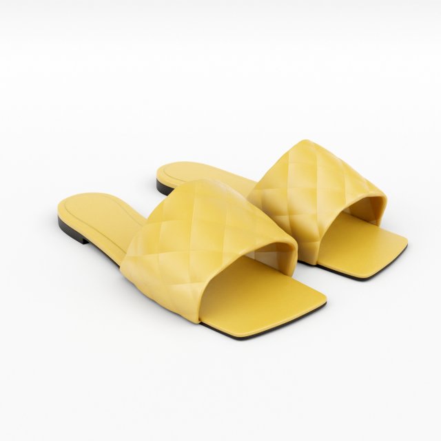 bv flat sandals Modello 3D .c4d .max .obj .3ds .fbx .stl .blend 