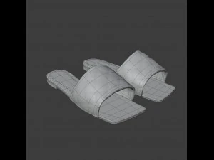 bv flat sandals 3D Model