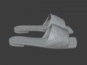 bv flat sandals Modello 3D