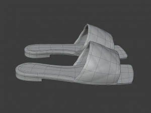 bv flat sandals 3D Model