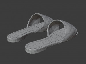 bv flat sandals Modello 3D