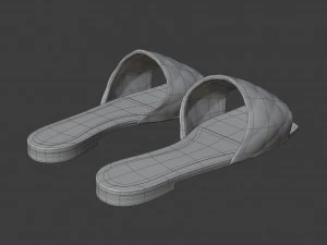 bv flat sandals 3D Model