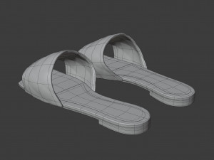 bv flat sandals Modello 3D