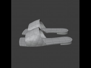 bv flat sandals Modello 3D