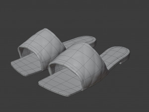 bv flat sandals Modello 3D