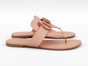 30 montaigne flat thong sandal 3D 모델