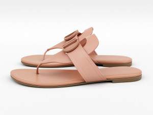 30 montaigne flat thong sandal 3D 모델