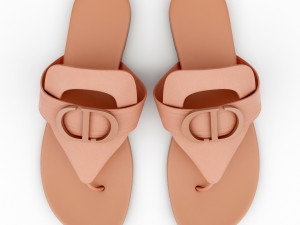 30 montaigne flat thong sandal 3D 모델