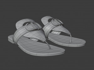30 montaigne flat thong sandal 3D 모델