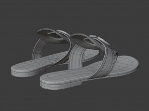 30 montaigne flat thong sandal 3D 모델