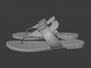 30 montaigne flat thong sandal 3D 모델