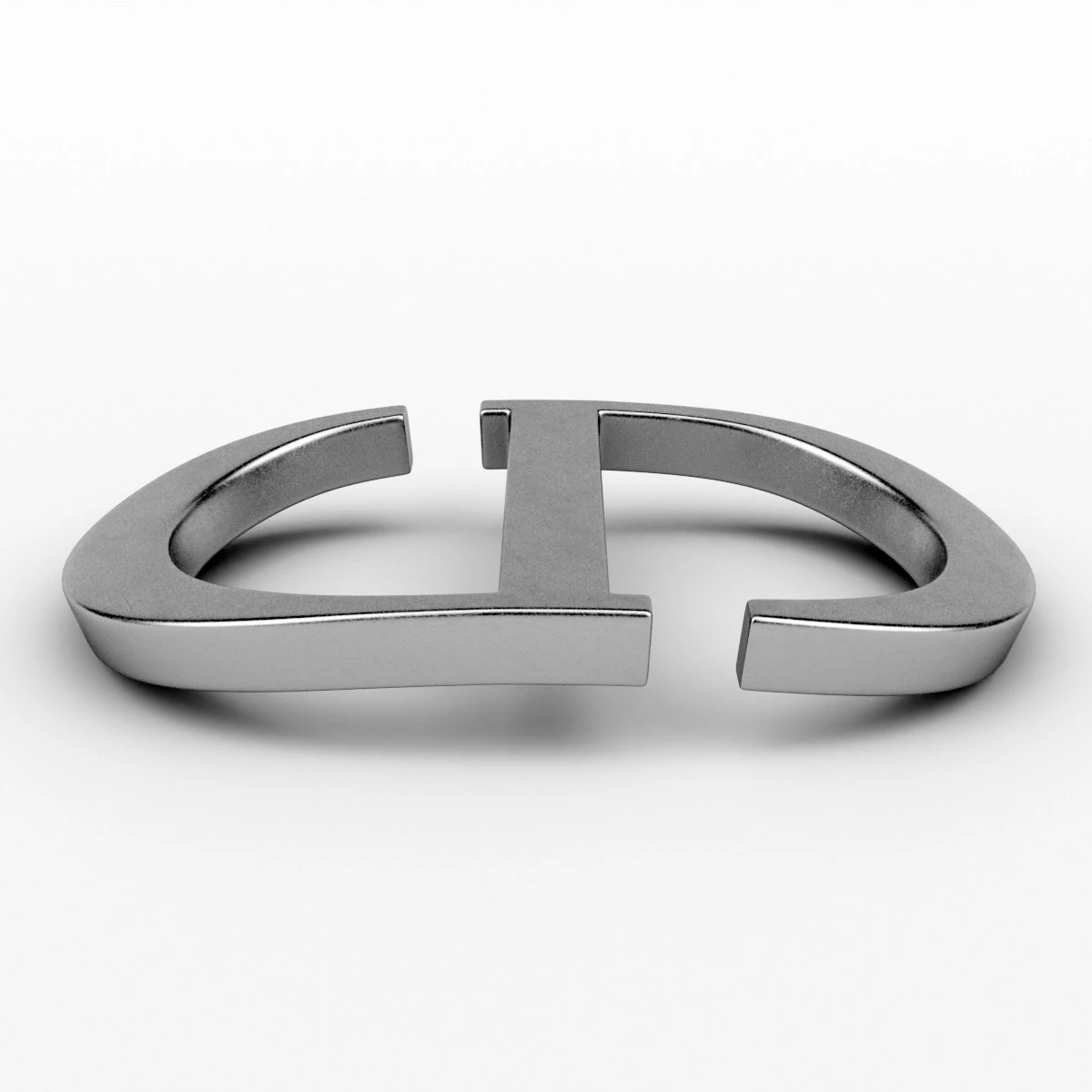 logotipo crist&atilde;o dior Modelo 3D .c4d .max .obj .3ds .fbx .stl .blend 