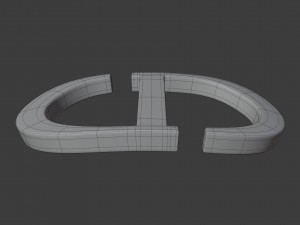 christian dior logo Modelo 3D