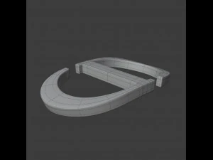 logotipo crist&atilde;o dior Modelo 3D