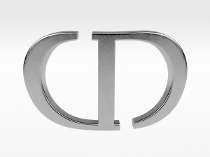 christian dior logo Modelo 3D