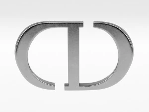 logotipo crist&atilde;o dior Modelo 3D