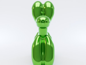 balloon dog 3D-Modell