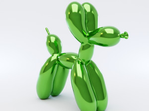 balloon dog 3D-Modell