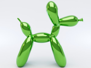 balloon dog 3D-Modell
