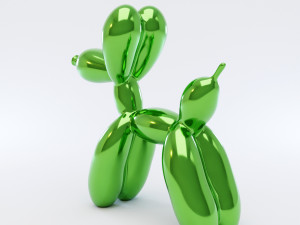 balloon dog 3D-Modell