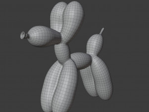 balloon dog 3D-Modell