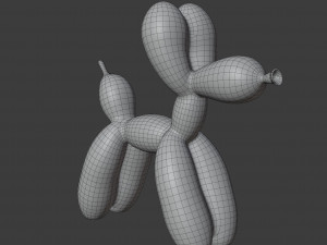 balloon dog 3D-Modell