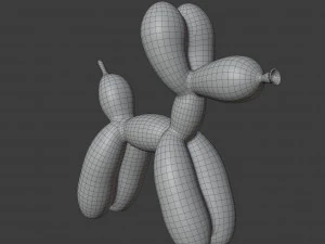 balloon dog 3D Model