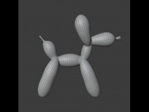 balloon dog 3D-Modell