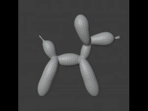 balloon dog 3D Model
