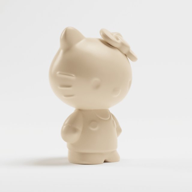 hello kitty figure 3D Model .c4d .max .obj .3ds .fbx .stl .blend 