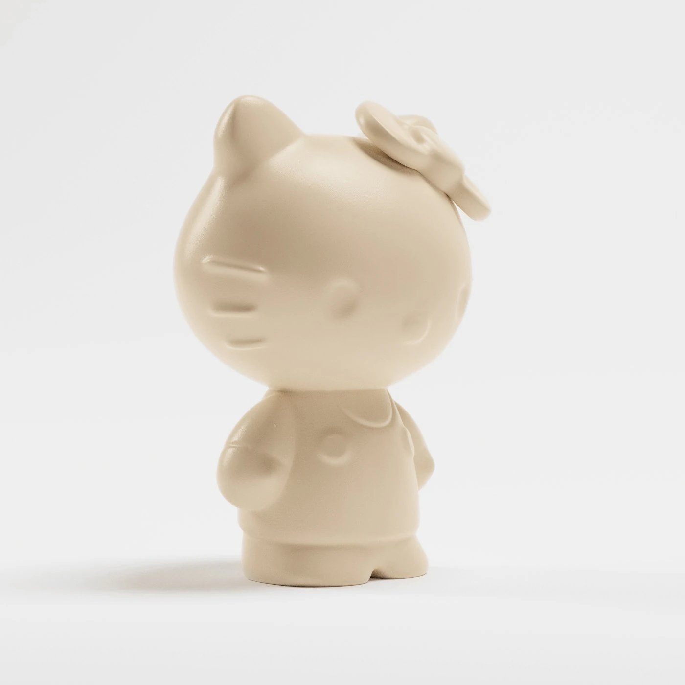 hello kitty figure 3D Model .c4d .max .obj .3ds .fbx .stl .blend 