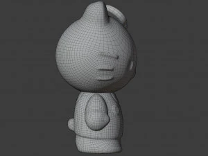 hello kitty figure 3D Model