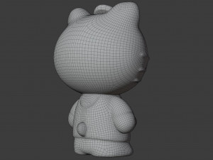 hello kitty figure 3D Model