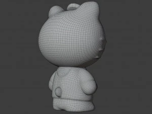 hello kitty figure 3D Model