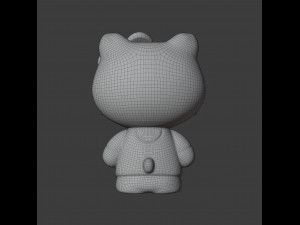 hello kitty figure 3D Model