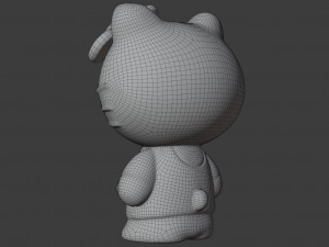 hello kitty figure 3D Model