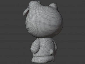 hello kitty figure 3D Model